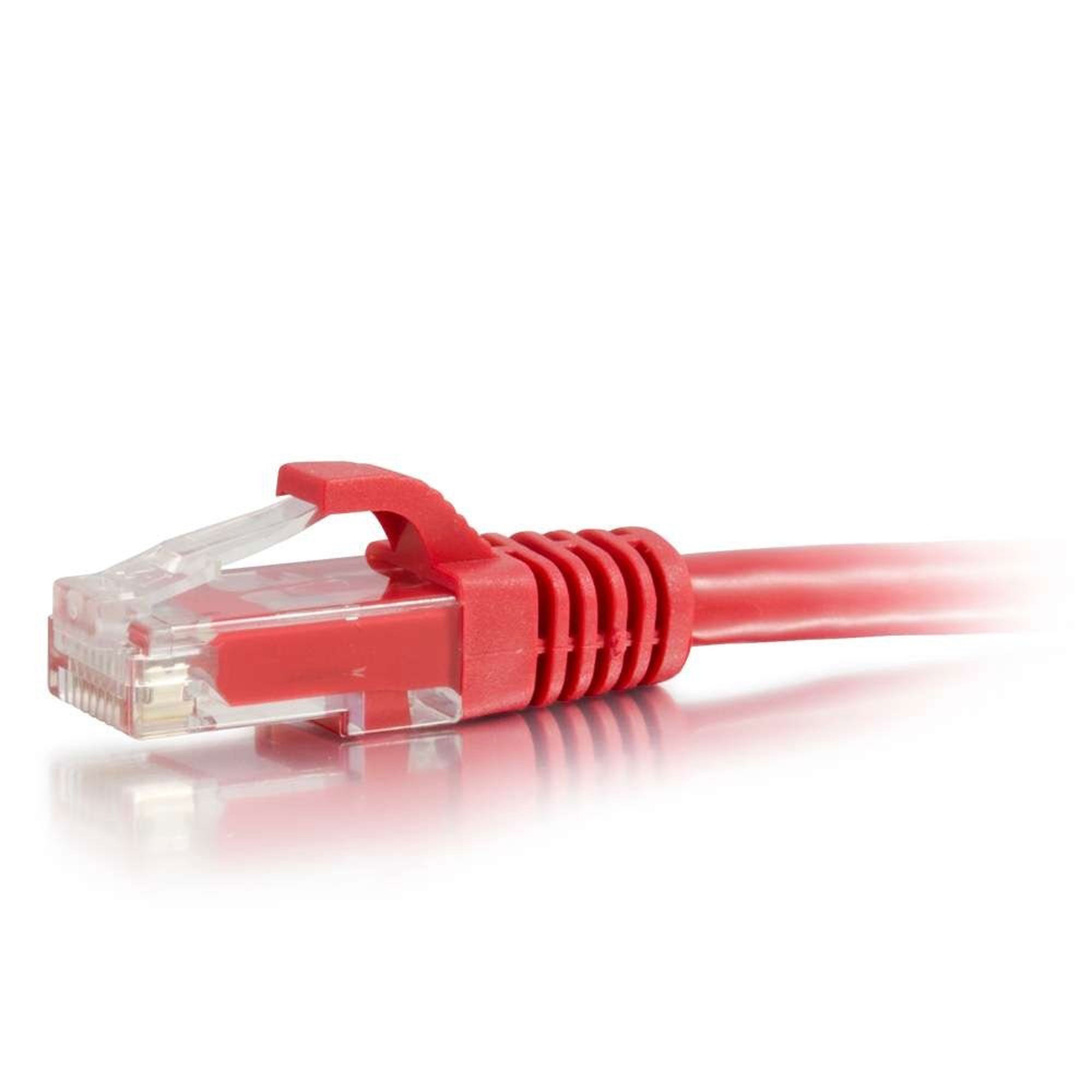 C2G Cat5e Snagless Unshielded (UTP) Ethernet Network Patch Cable - Red (6")