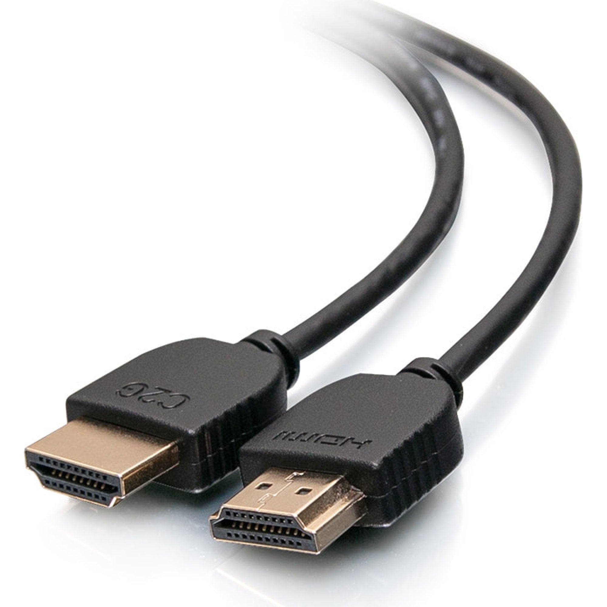 C2G Ultra Flexible High Speed HDMI Cable with Low Profile Connectors - 4K 60Hz (1')