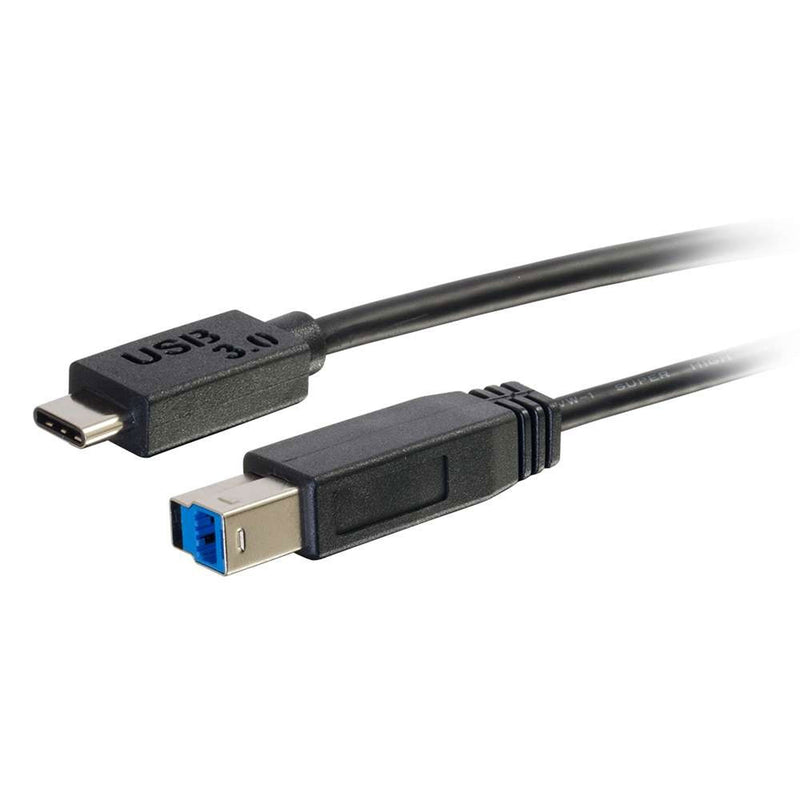 C2G 28866 USB-C Male to USB-B Male USB 3.1 (Gen1) Cable (6')