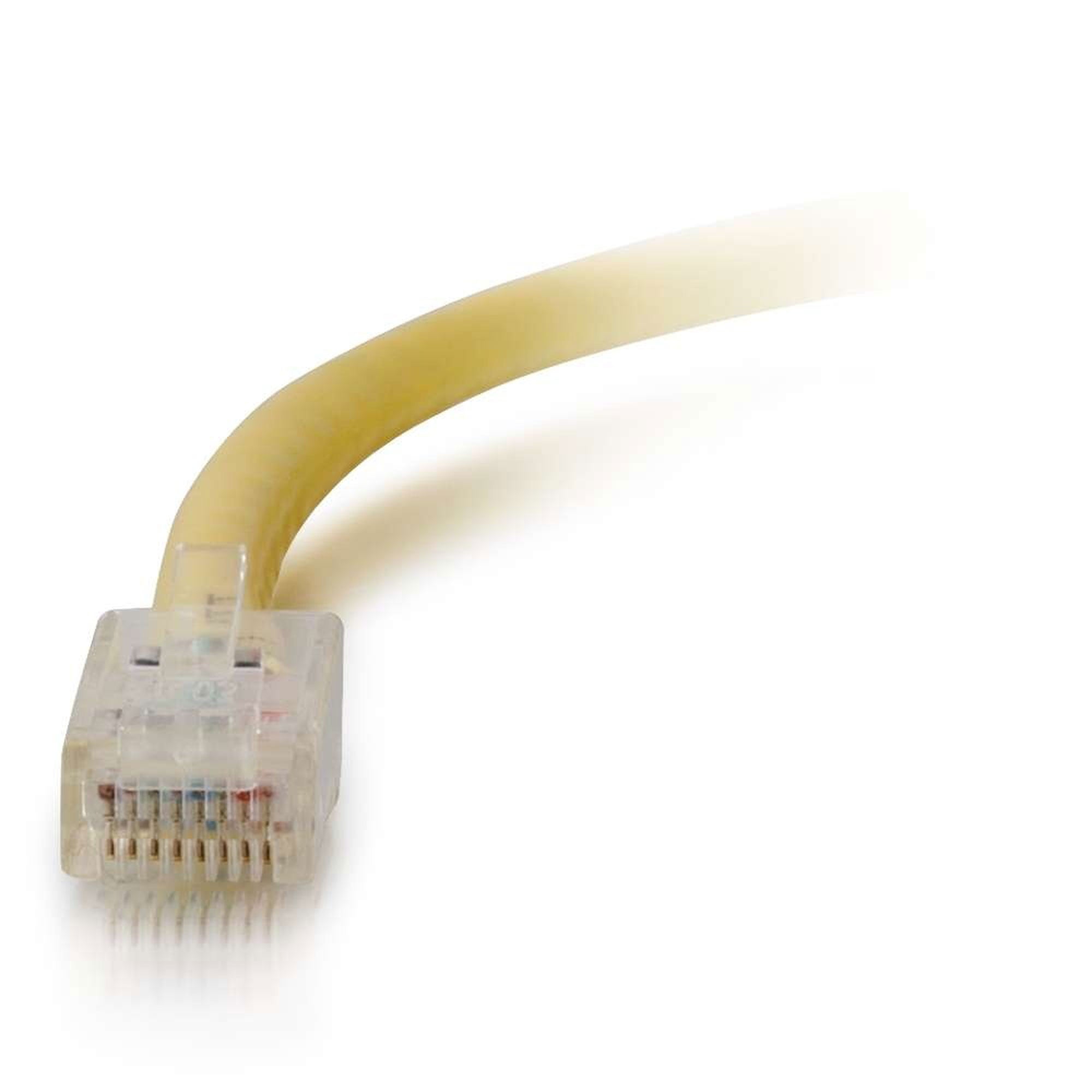 C2G Cat5e Non-Booted Unshielded (UTP) Ethernet Network Patch Cable - Yellow (10')