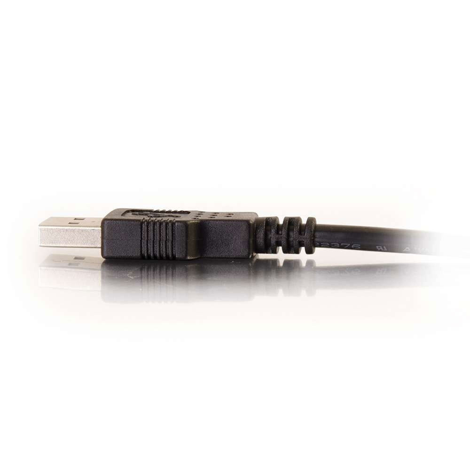 C2G USB 2.0 A Male to A Female Extension Cable - Black (6.6'/2m)