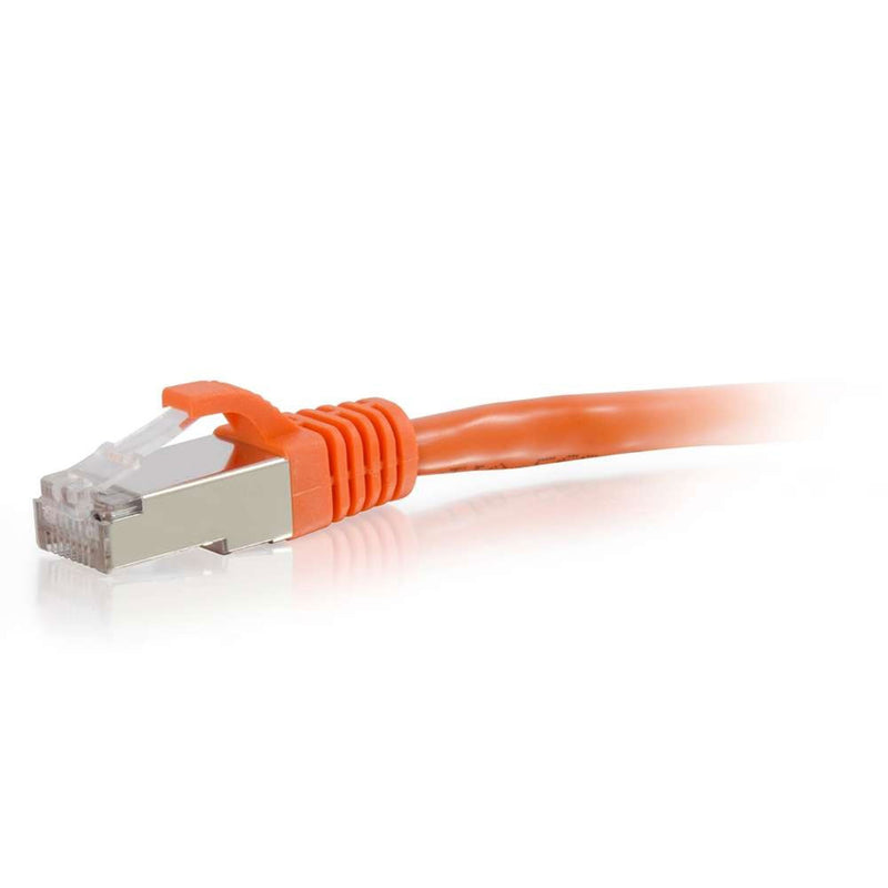 C2G Cat6 Snagless Shielded (STP) Ethernet Network Patch Cable - Orange (9')