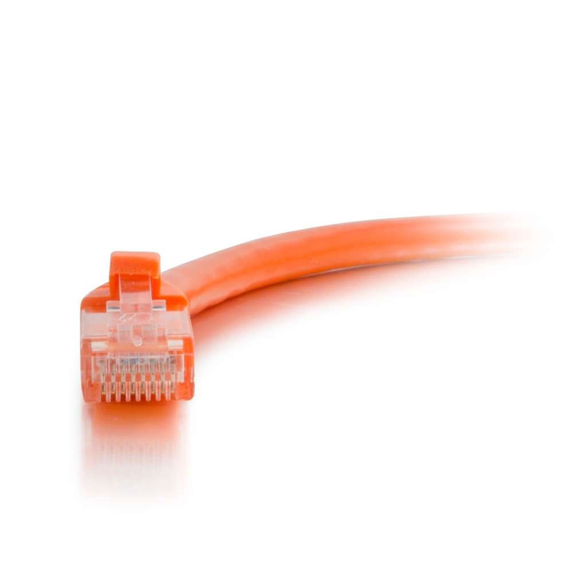 C2G Cat5e Snagless Unshielded (UTP) Ethernet Network Patch Cable - Orange (6")