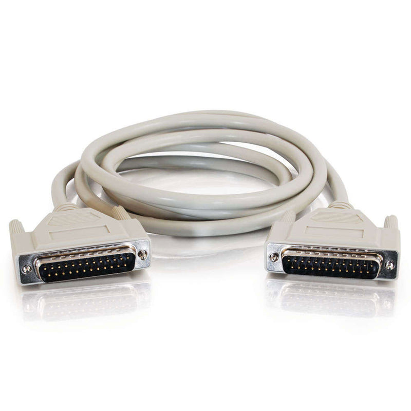 C2G DB25 Male/Male Serial RS232 Extension Cable (3')