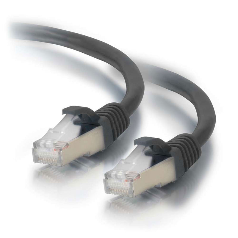 C2G Cat6 Snagless Shielded (STP) Ethernet Network Patch Cable - Black (35')