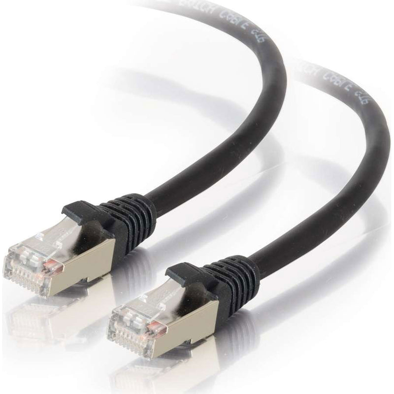 C2G Cat5e Snagless Shielded (STP) Ethernet Network Patch Cable - Black (5')
