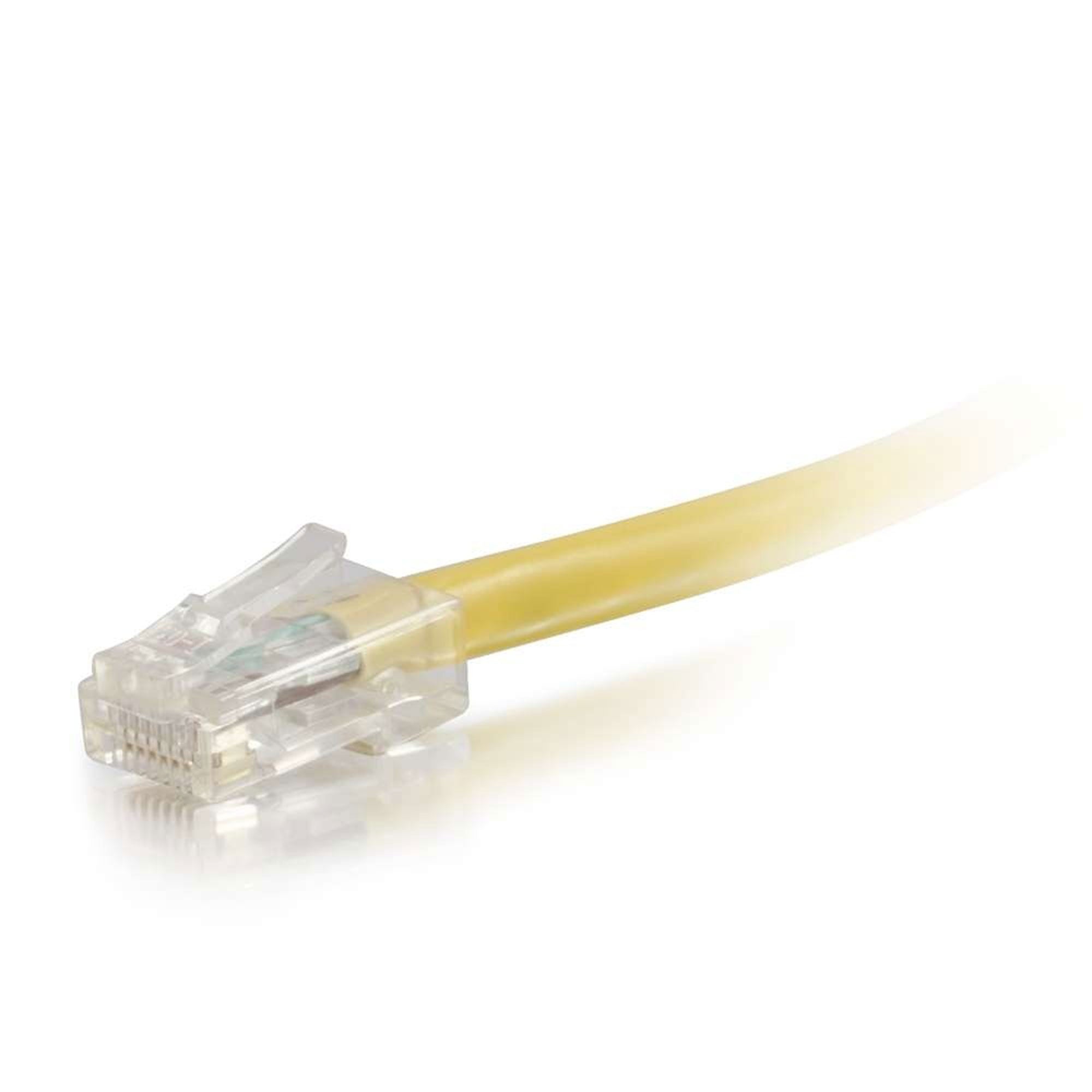 C2G Cat5e Non-Booted Unshielded (UTP) Ethernet Network Patch Cable - Yellow (2')