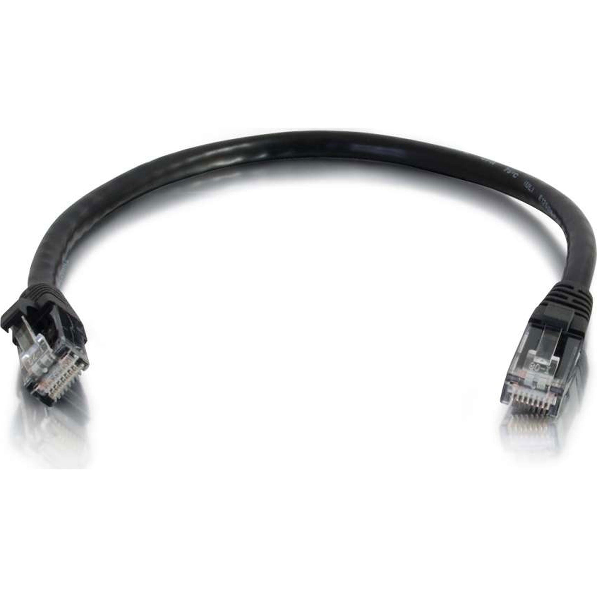 C2G Cat6a Snagless Unshielded (UTP) Ethernet Network Patch Cable - Black (6")