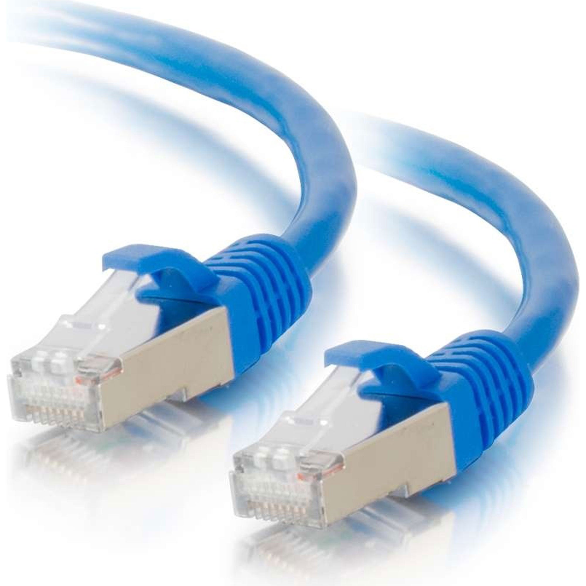 C2G Cat6 Snagless Shielded (STP) Ethernet Network Patch Cable - Blue (6")