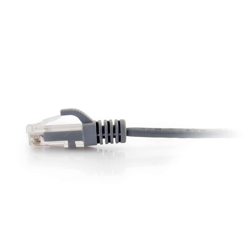 C2G Cat6 Snagless Unshielded (UTP) Slim Ethernet Network Patch Cable - Grey (9')