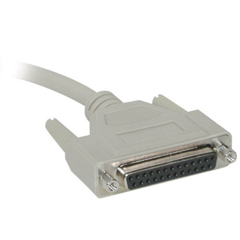 C2G DB25 Male/Female Serial RS232 Extension Cable (15')