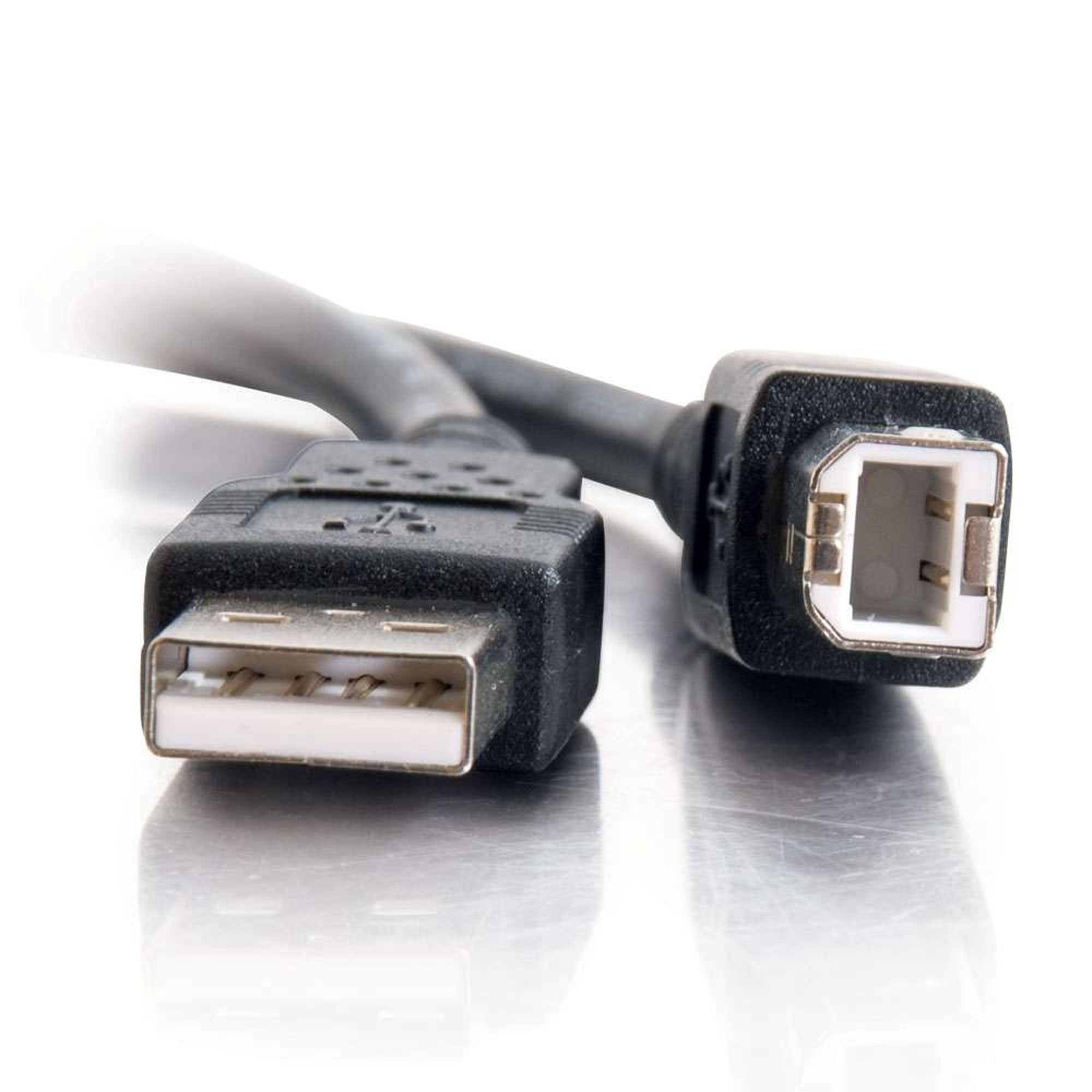 C2G 28102 2m USB 2.0 A/B Cable - Black (6.6')