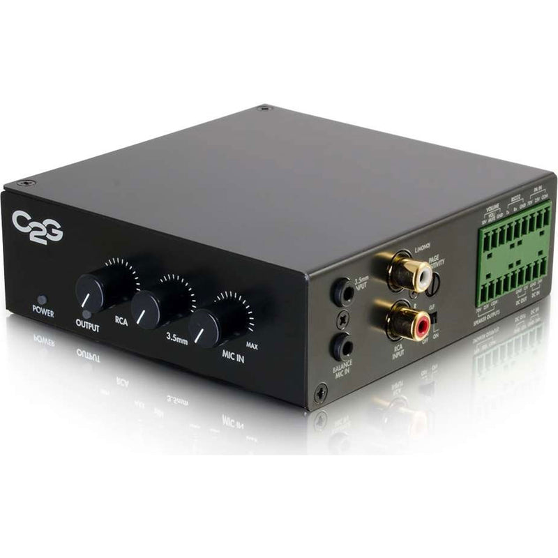 C2G 25/70V 50 Watt Audio Amplifier (Plenum Rated)