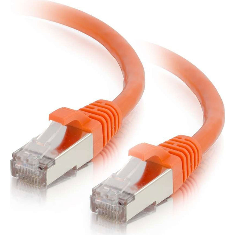 C2G Cat6 Snagless Shielded (STP) Ethernet Network Patch Cable - Orange (14')