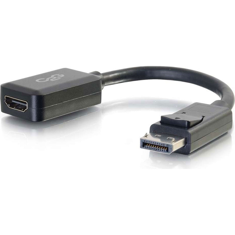 C2G DisplayPort Male to HDMI Female Adapter Converter - Black (8")