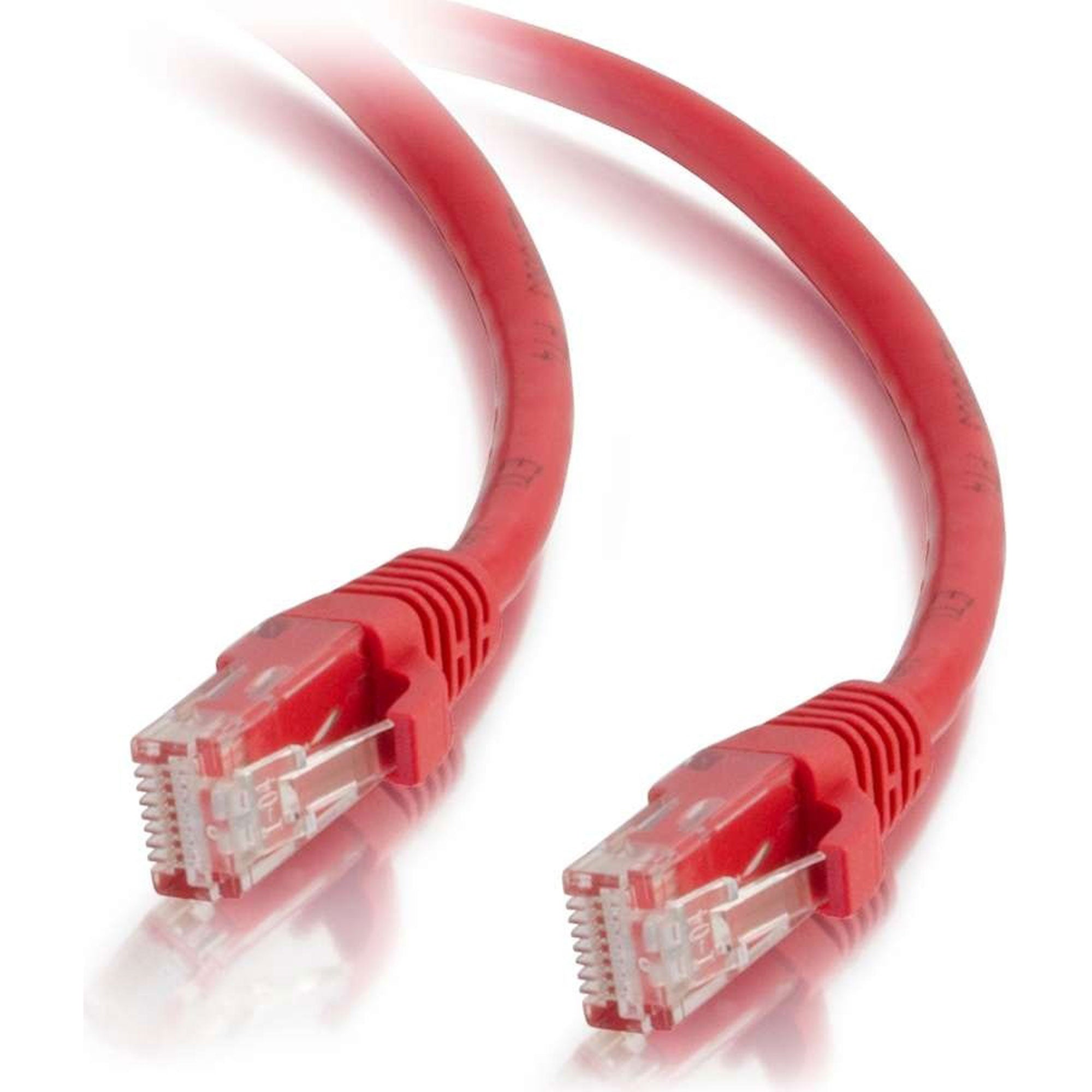 C2G Cat5e Snagless Unshielded (UTP) Ethernet Network Patch Cable - Red (10')