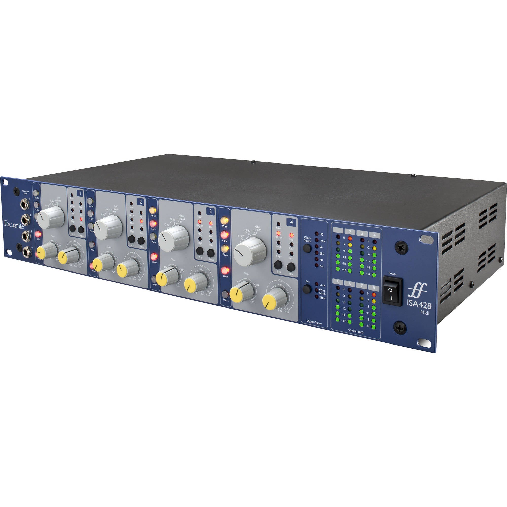 Focusrite ISA 428 MkII Rackmount 4-Channel Microphone Preamp