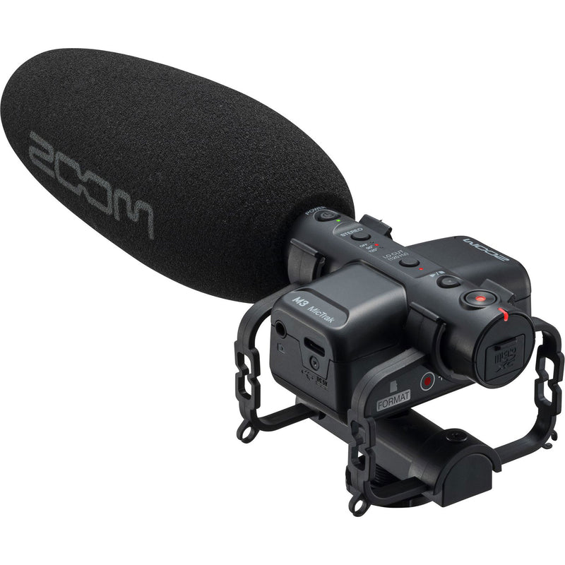 Zoom M3 MicTrak 2-Channel 32-bit Portable Shotgun Microphone and Recorder