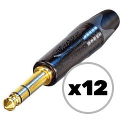 Custom Cable 12x NP3X-B Black/Gold 1/4