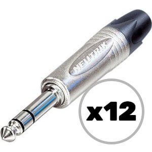 Custom Cable 12x NP3X Silver/Silver 1/4" TRS