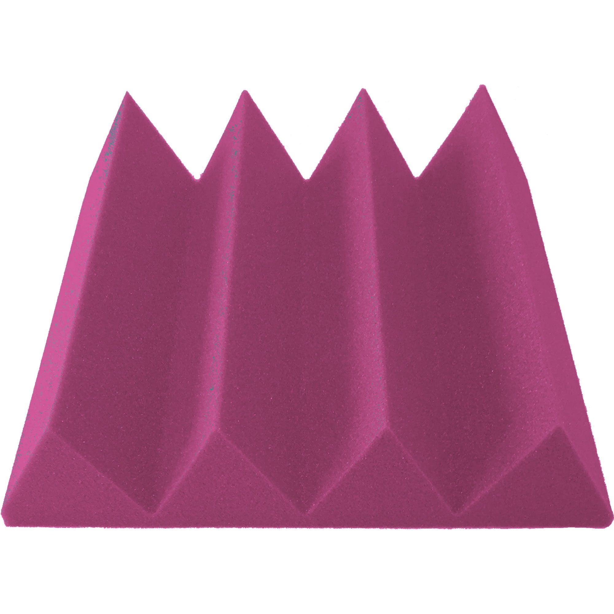 Performance Audio 12" x 12" x 3" Wedge Acoustic Foam Tile (Plum, 48 Pack)