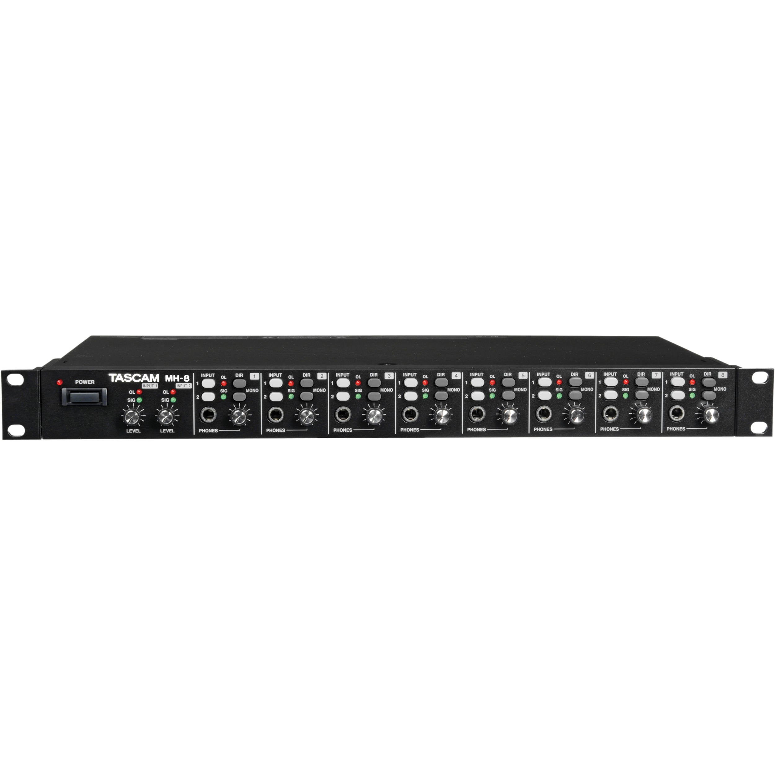 Tascam MH-8 8-Channel Headphone Amplifier