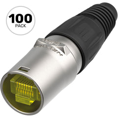 Neutrik NE8MX-1 etherCON Cable Connector Carrier for Non Pre-Assembled RJ45 (Nickel, Box of 100) Image 1