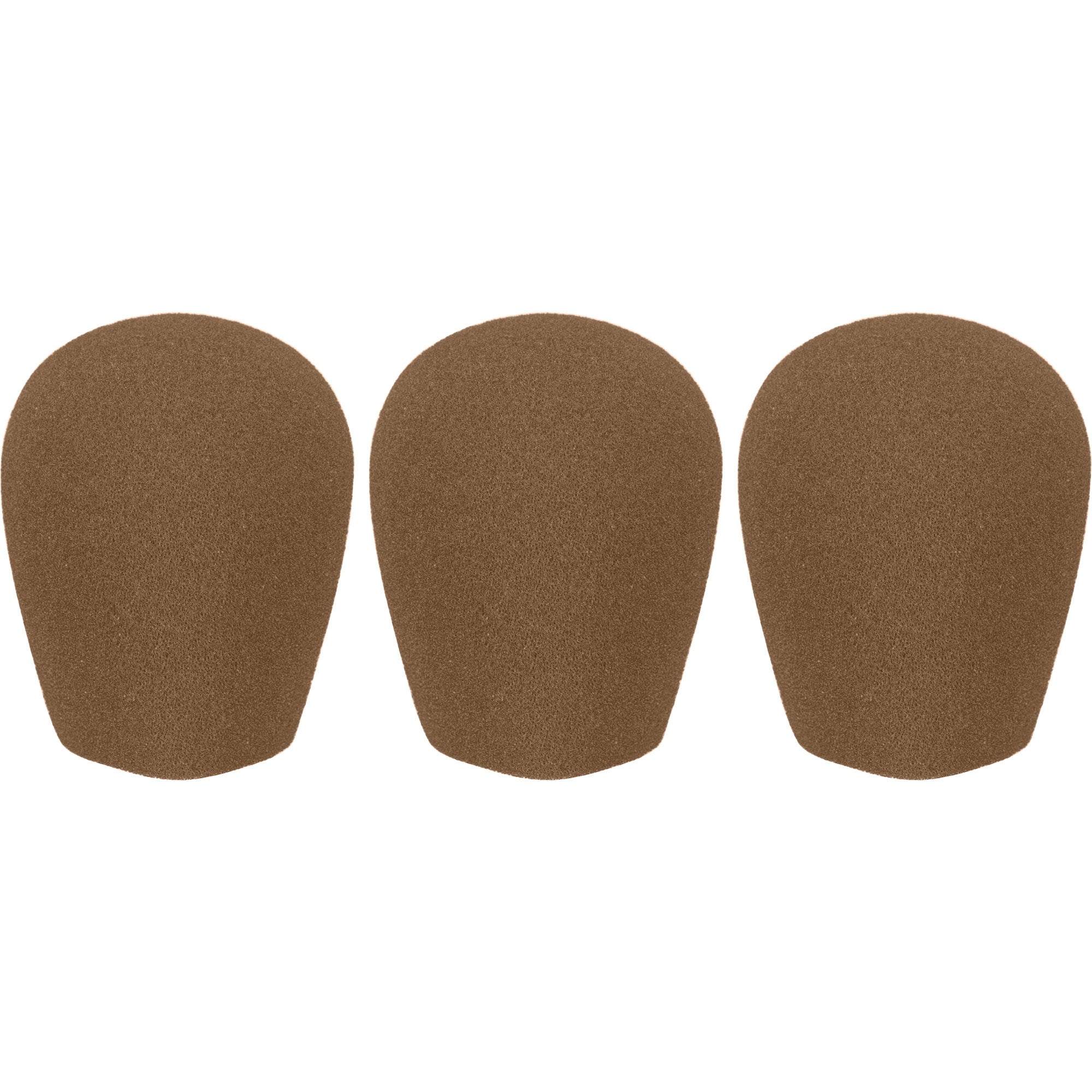 WindTech 300 Series Windscreens with 1-3/8" Inside Diameter (Brown, 3 Pack)
