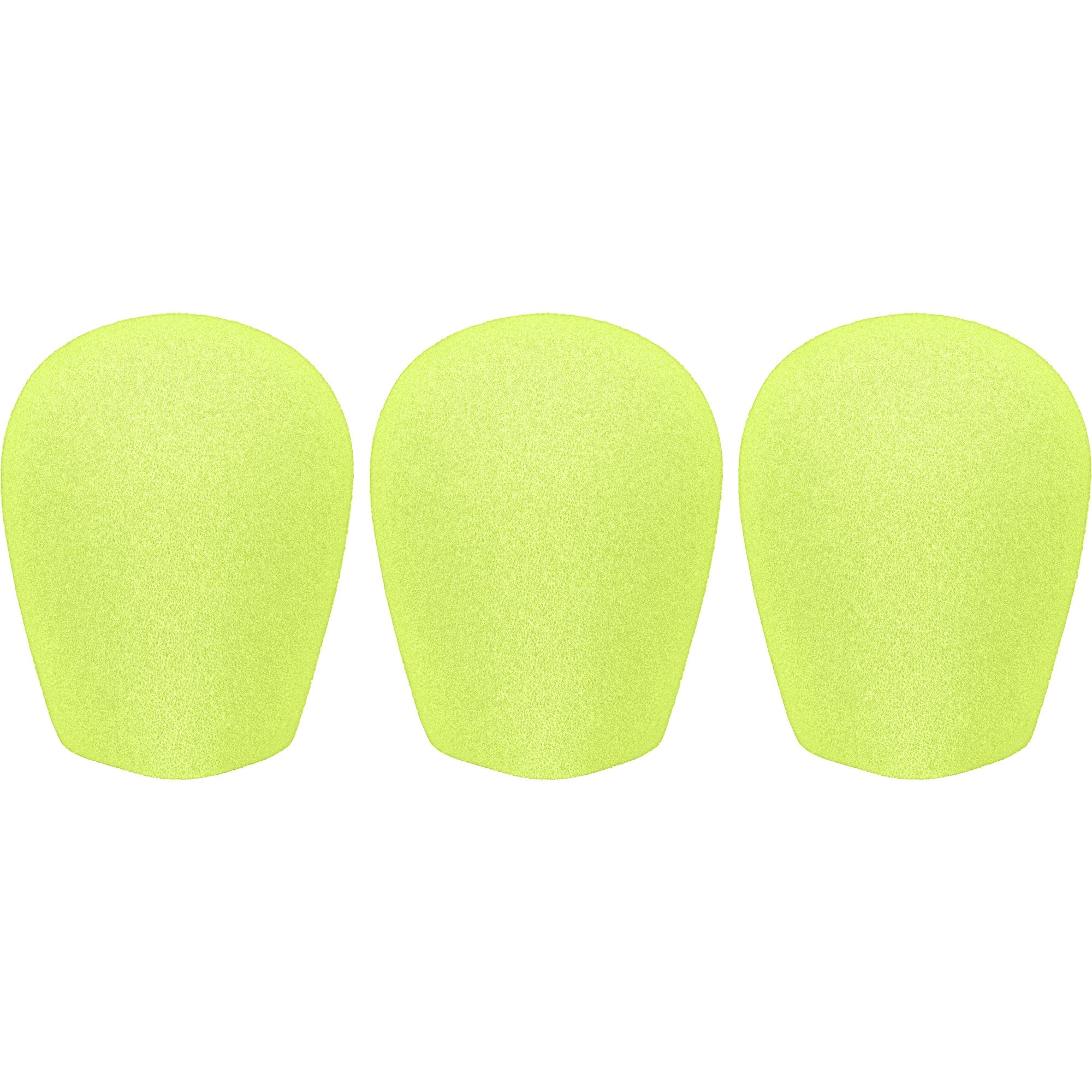 WindTech 300 Series Windscreens with 1-3/8" Inside Diameter (Neon Yellow, 3 Pack)