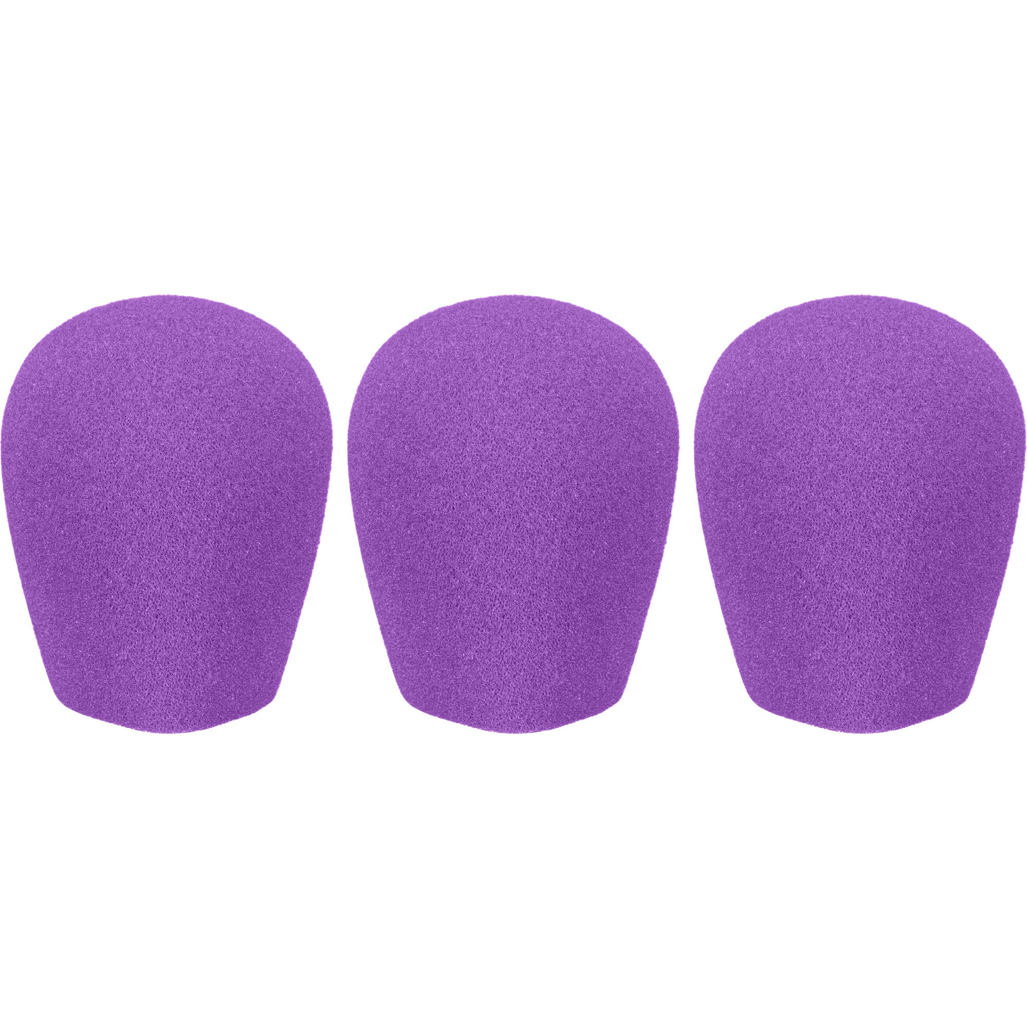 WindTech 600 Series Windscreens with 1" Inside Diameter (Purple, 3 Pack)