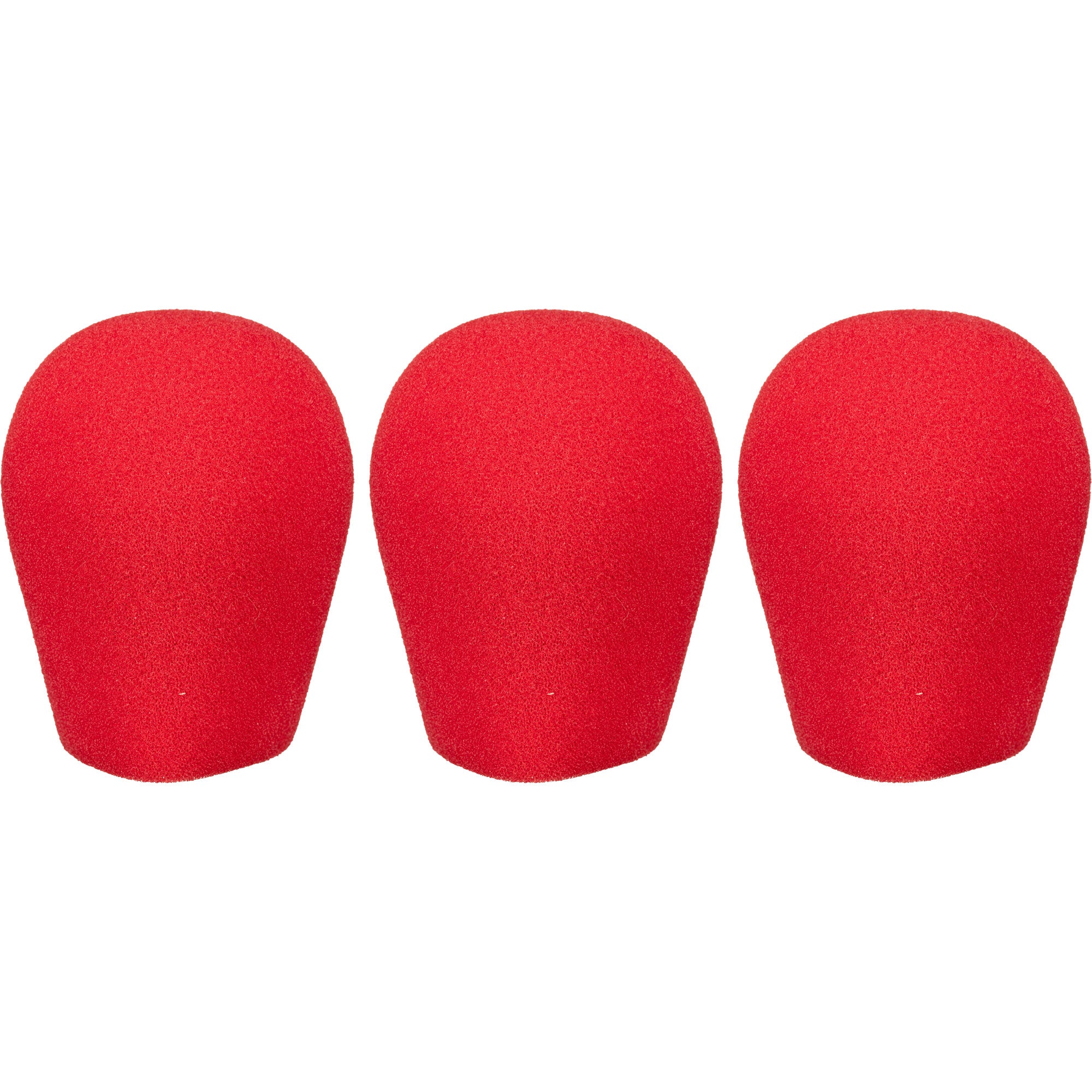 WindTech 300 Series Windscreens with 1-3/8" Inside Diameter (Red, 3 Pack)
