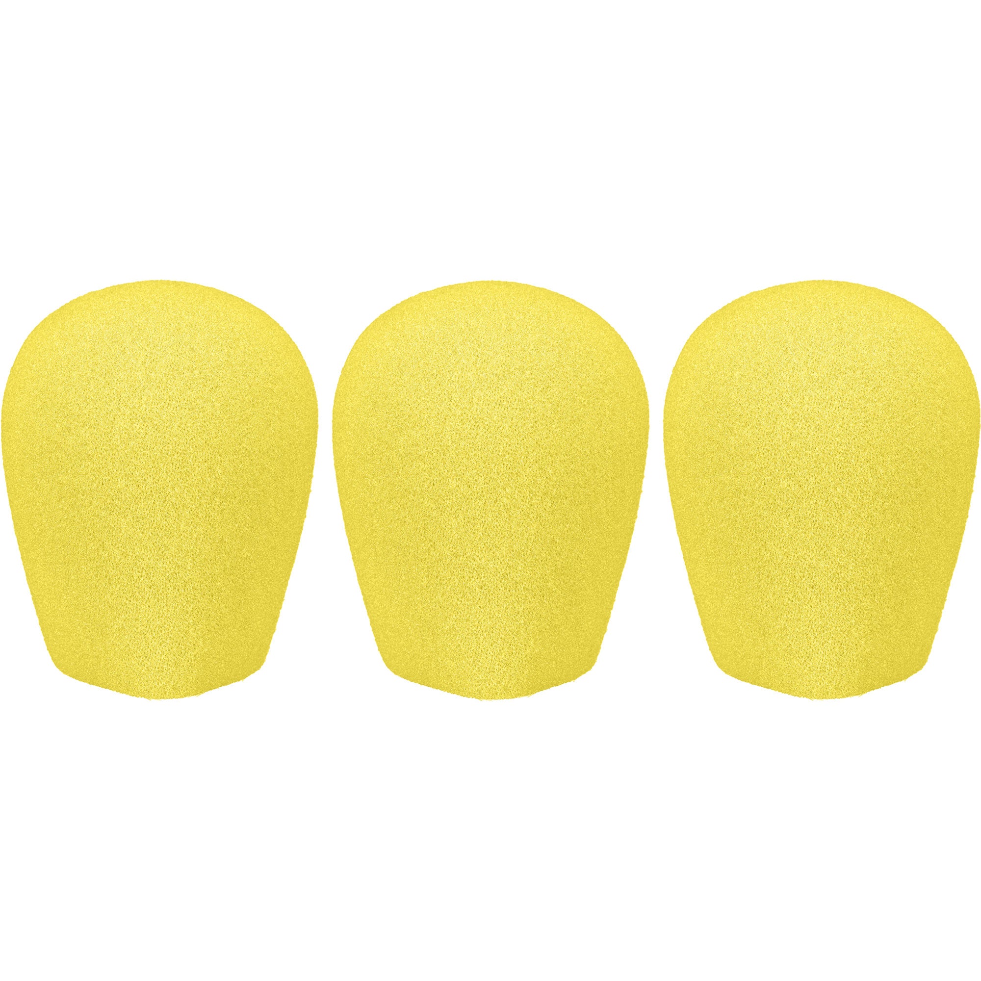 WindTech 300 Series Windscreens with 1-3/8" Inside Diameter (Yellow, 3 Pack)