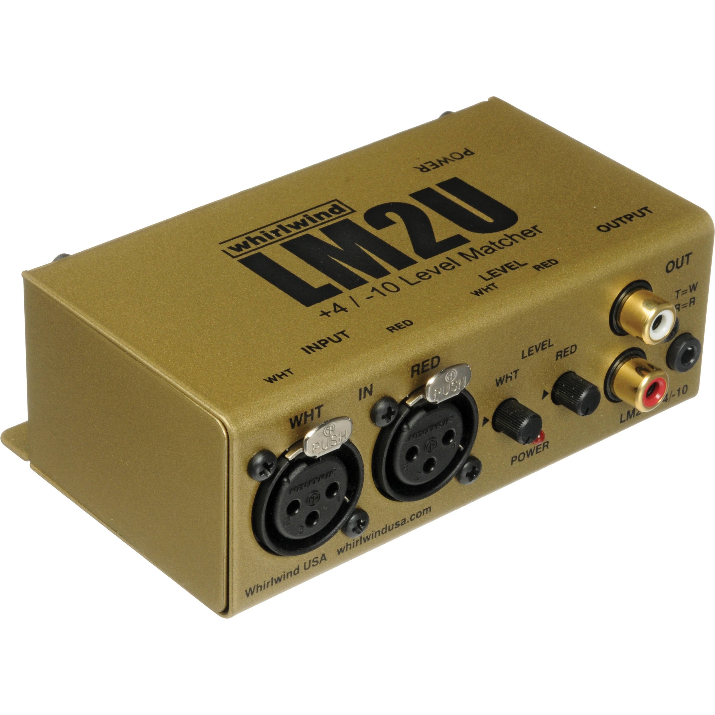 Whirlwind LM2U 2-Channel Balanced to Unbalanced Converter
