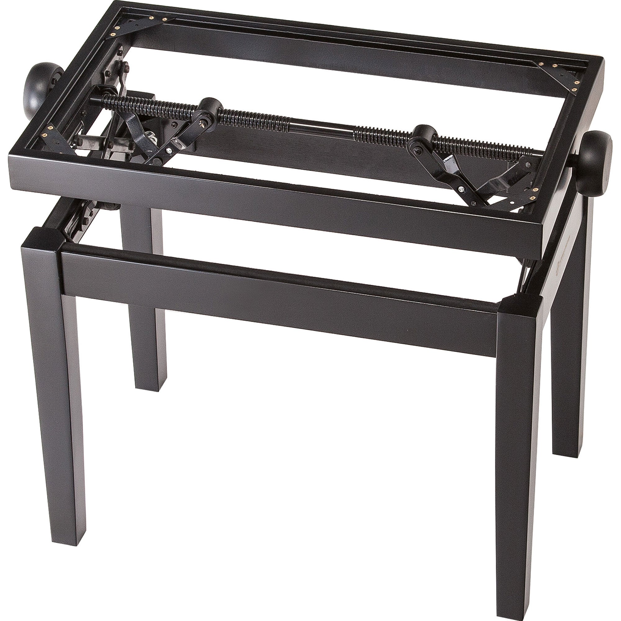 K&M Stands 13700 Piano Bench Wooden-Frame (Black Matte)