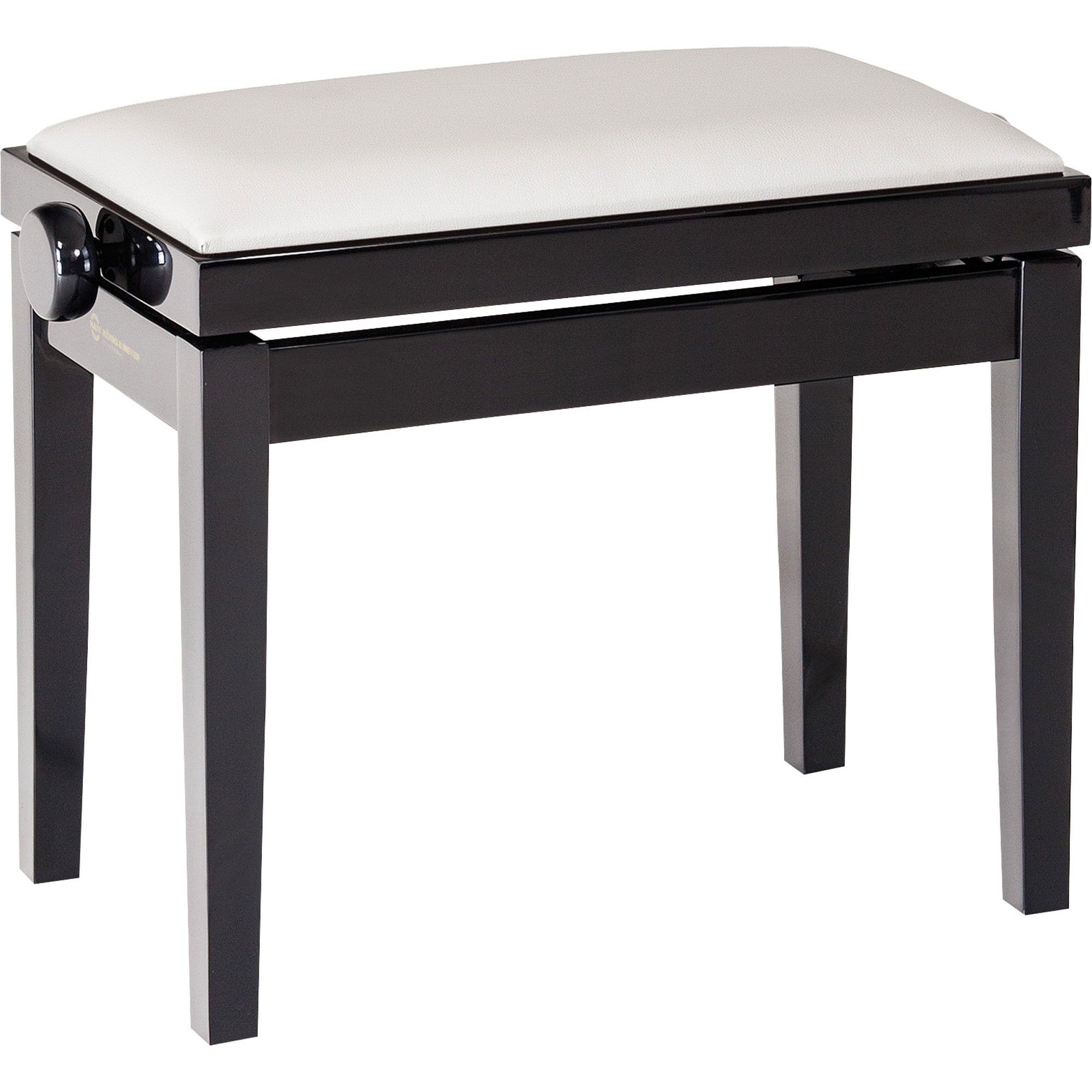 K&M Stands 13824 Leatherette Seat Cushion (White)