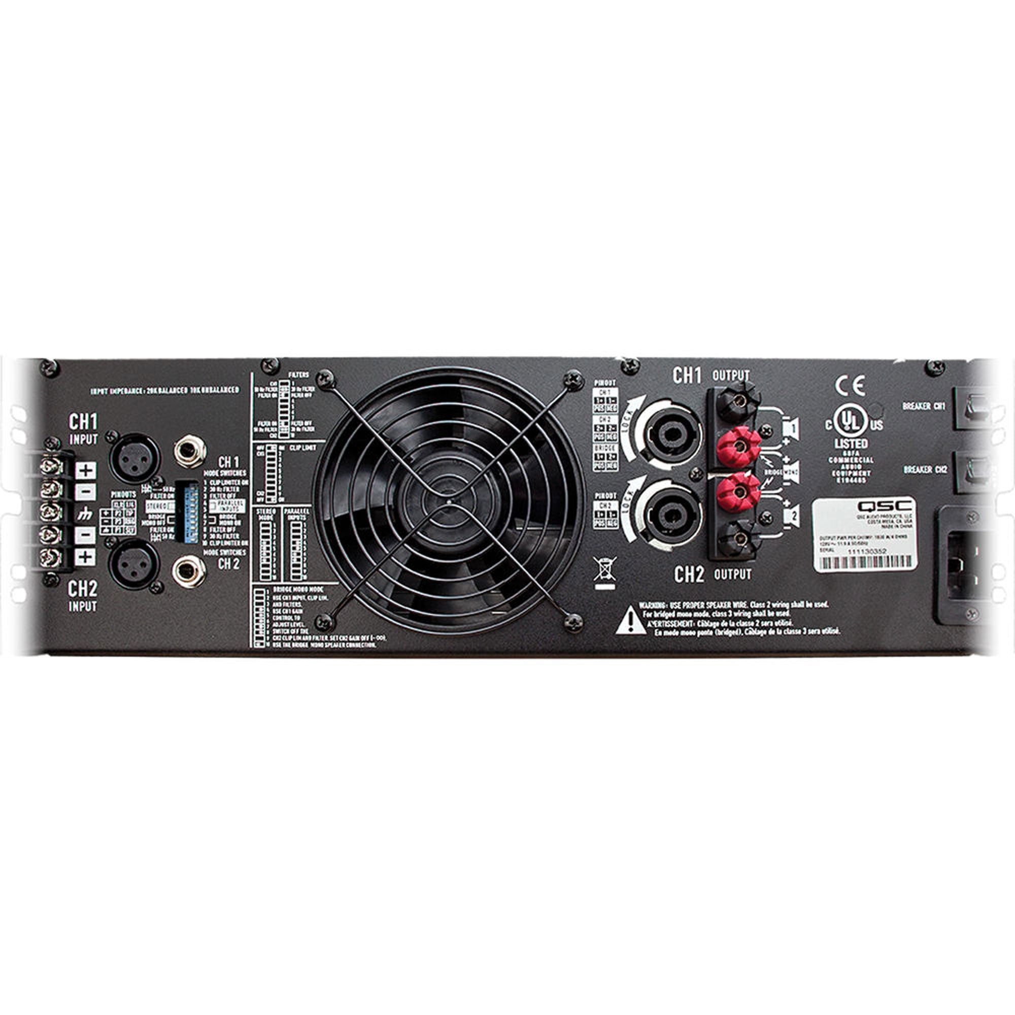 QSC RMX5050a Low-Z Power Amplifier (1800W, 4 Ohms)