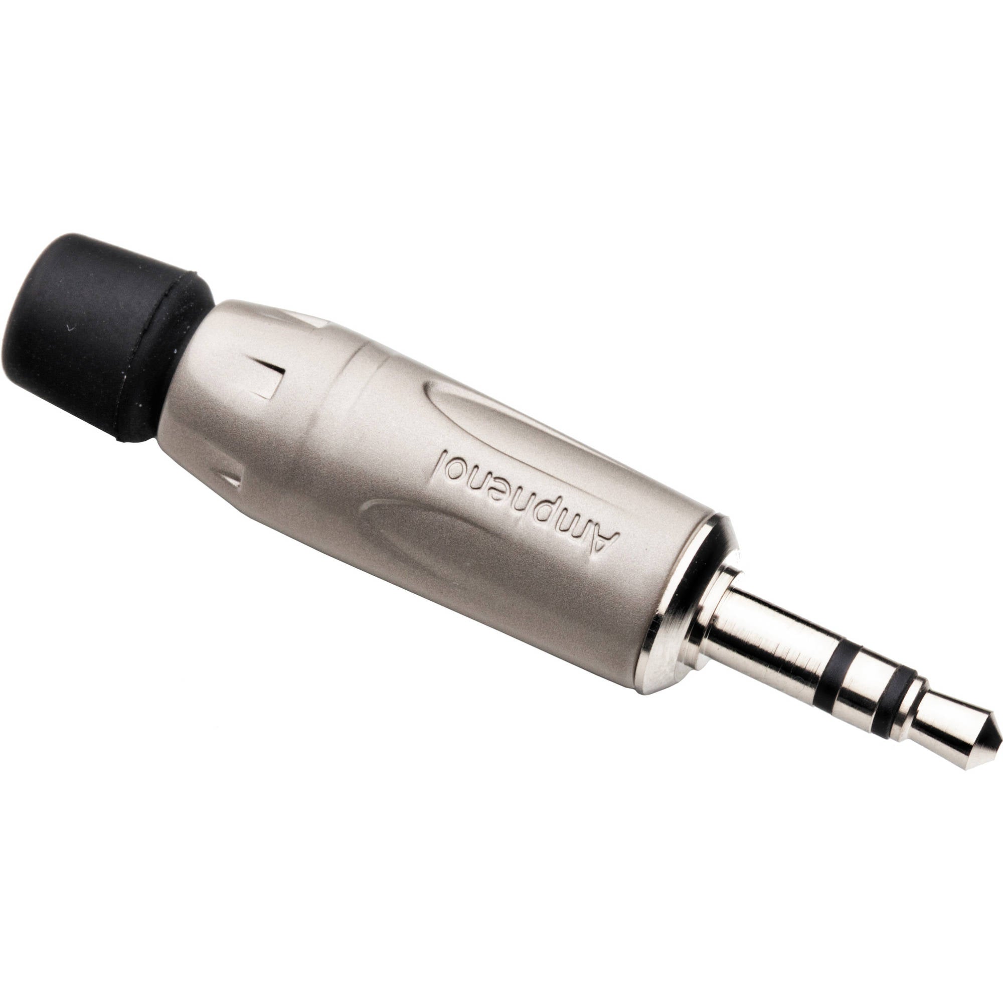 Amphenol KS3P 3.5mm TRS Stereo Mini Plug Cable Connector (Nickel/Silver, 50 Pack)