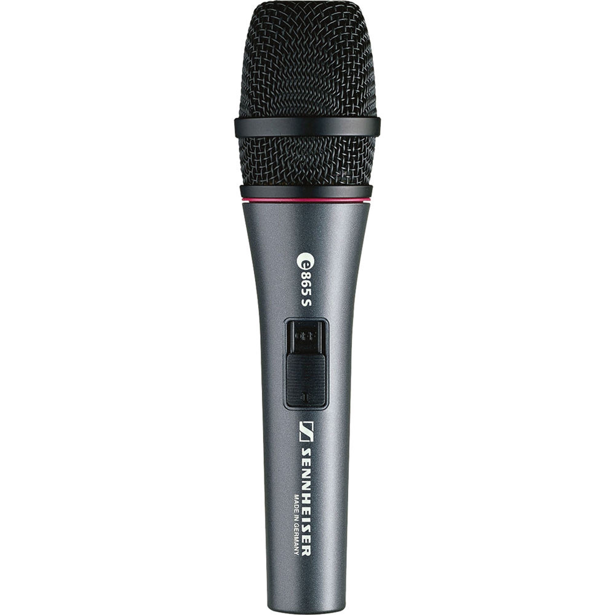Sennheiser e 865-S Handheld Supercardioid Condenser Vocal Microphone with On/Off Switch