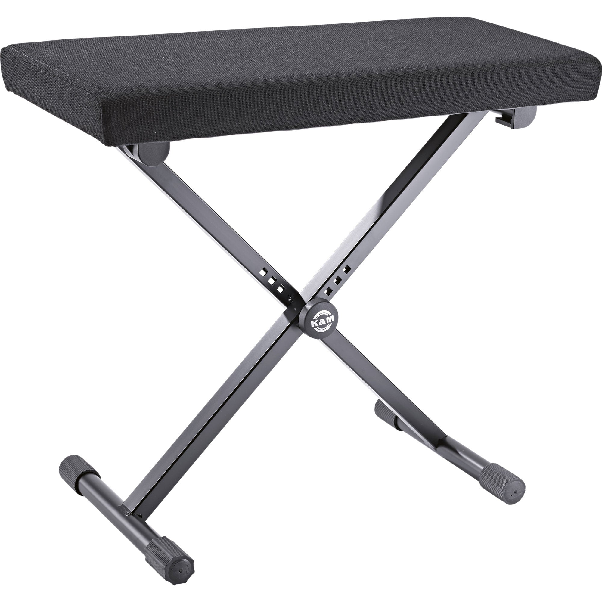 K&M Stands 14076 Keyboard Bench (Black Fabric)