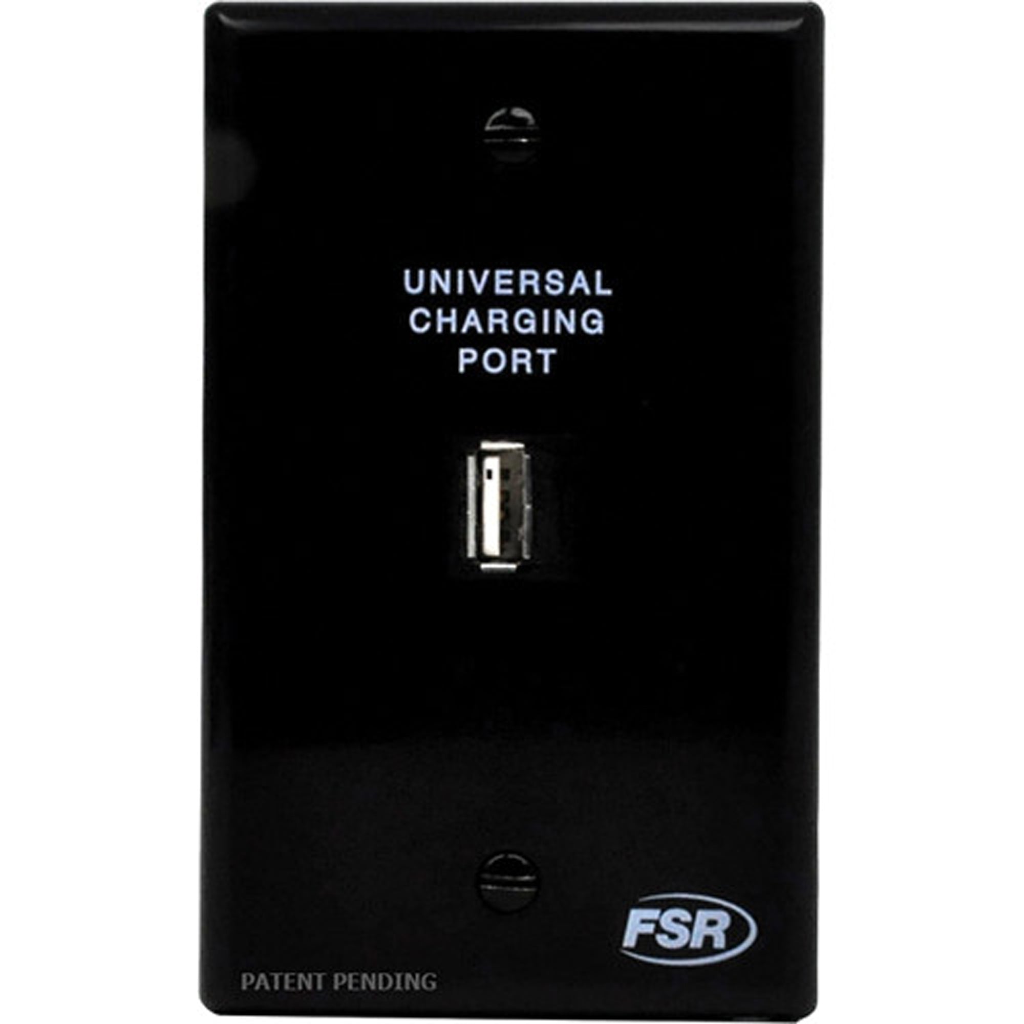 FSR IT-USB-CHRG-B Wall Plate USB Charging Port (Black)