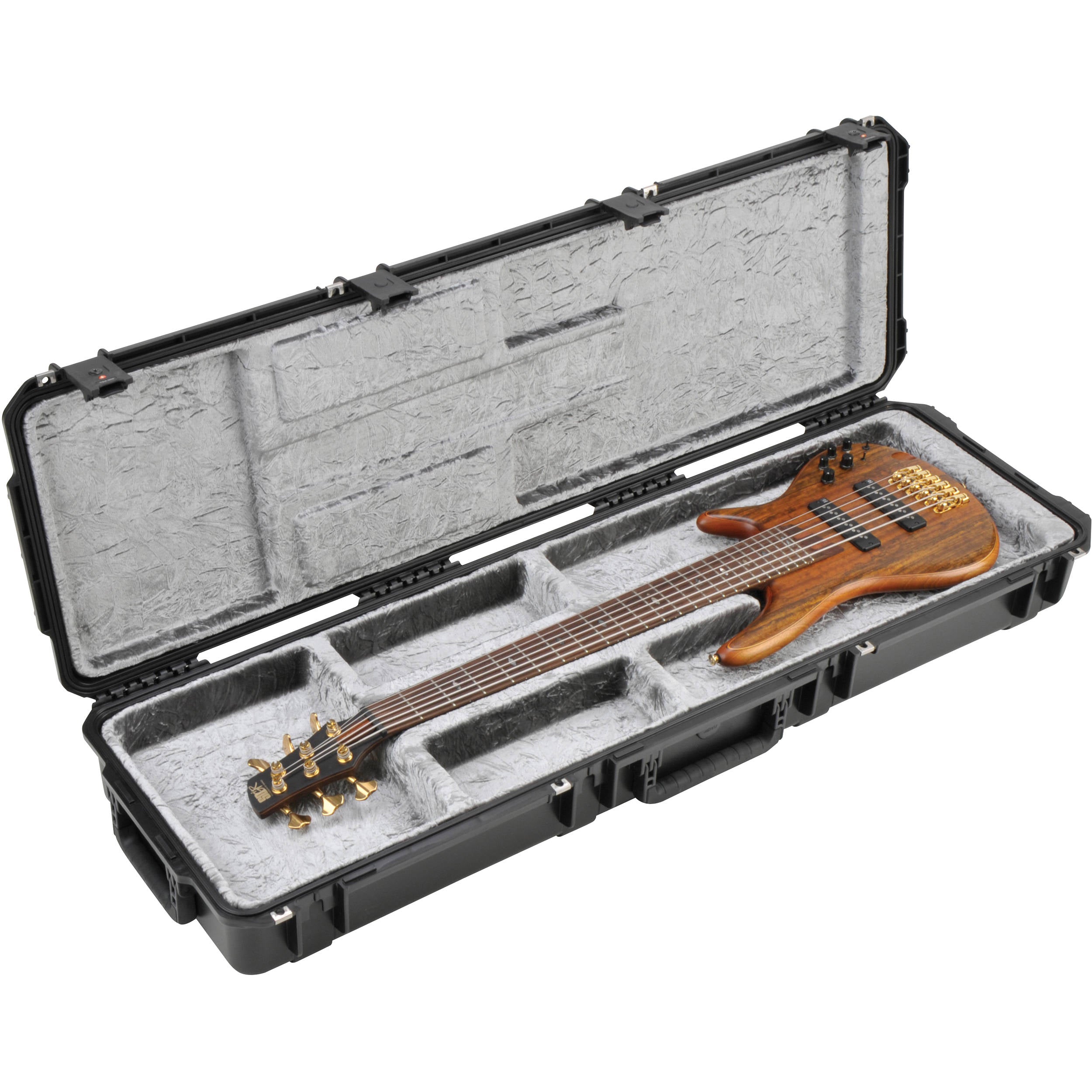 SKB 3i-5014-OP iSeries Waterproof ATA Open Cavity Bass Guitar Case with Wheels
