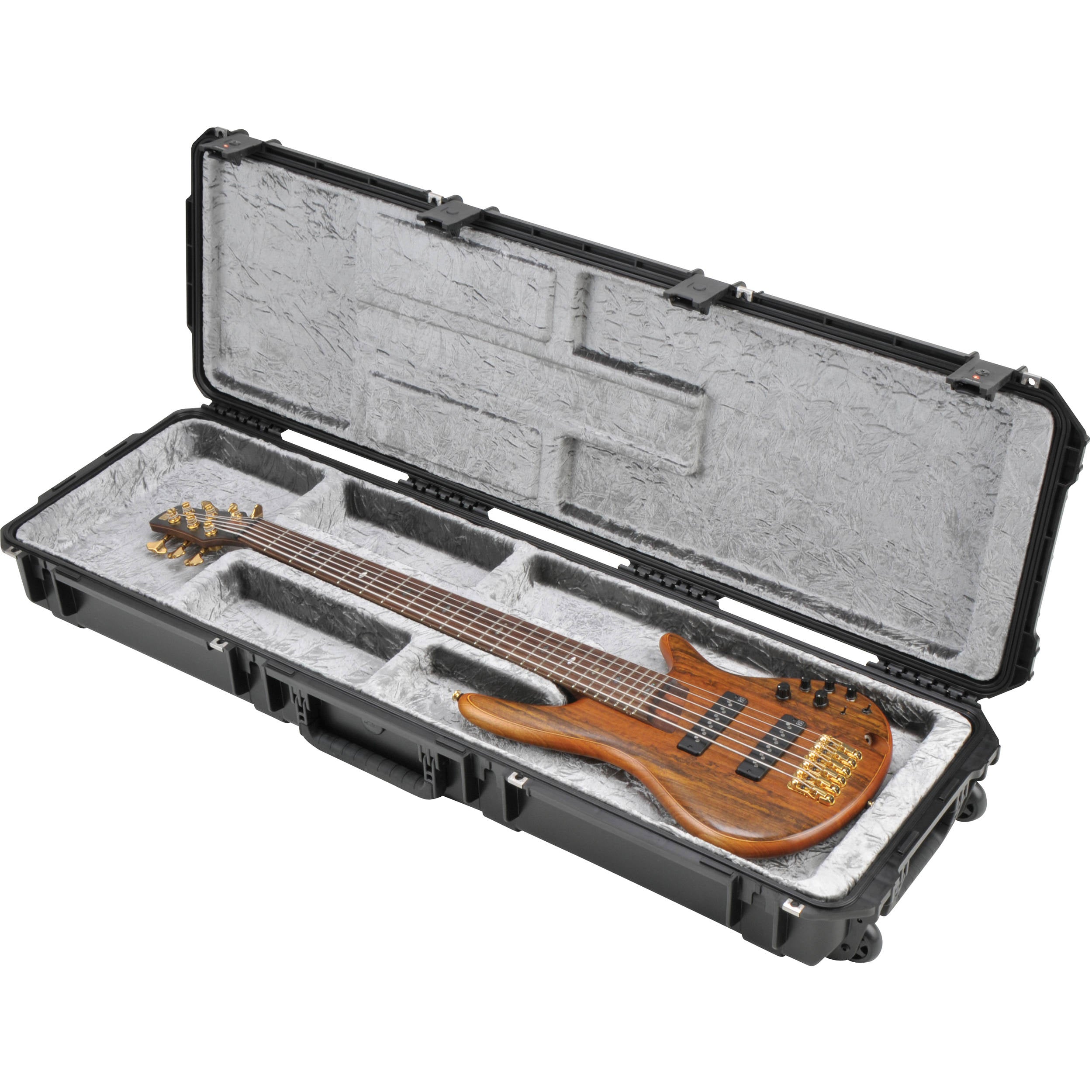 SKB 3i-5014-OP iSeries Waterproof ATA Open Cavity Bass Guitar Case with Wheels