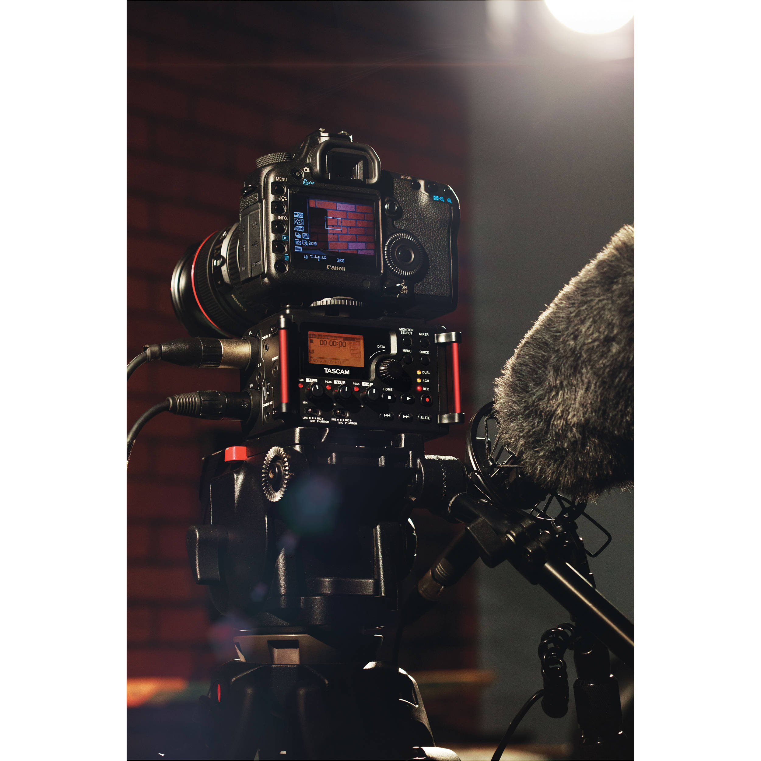 Tascam DR-60DmkII 4-Input / 4-Track Multi-Track Field Recorder