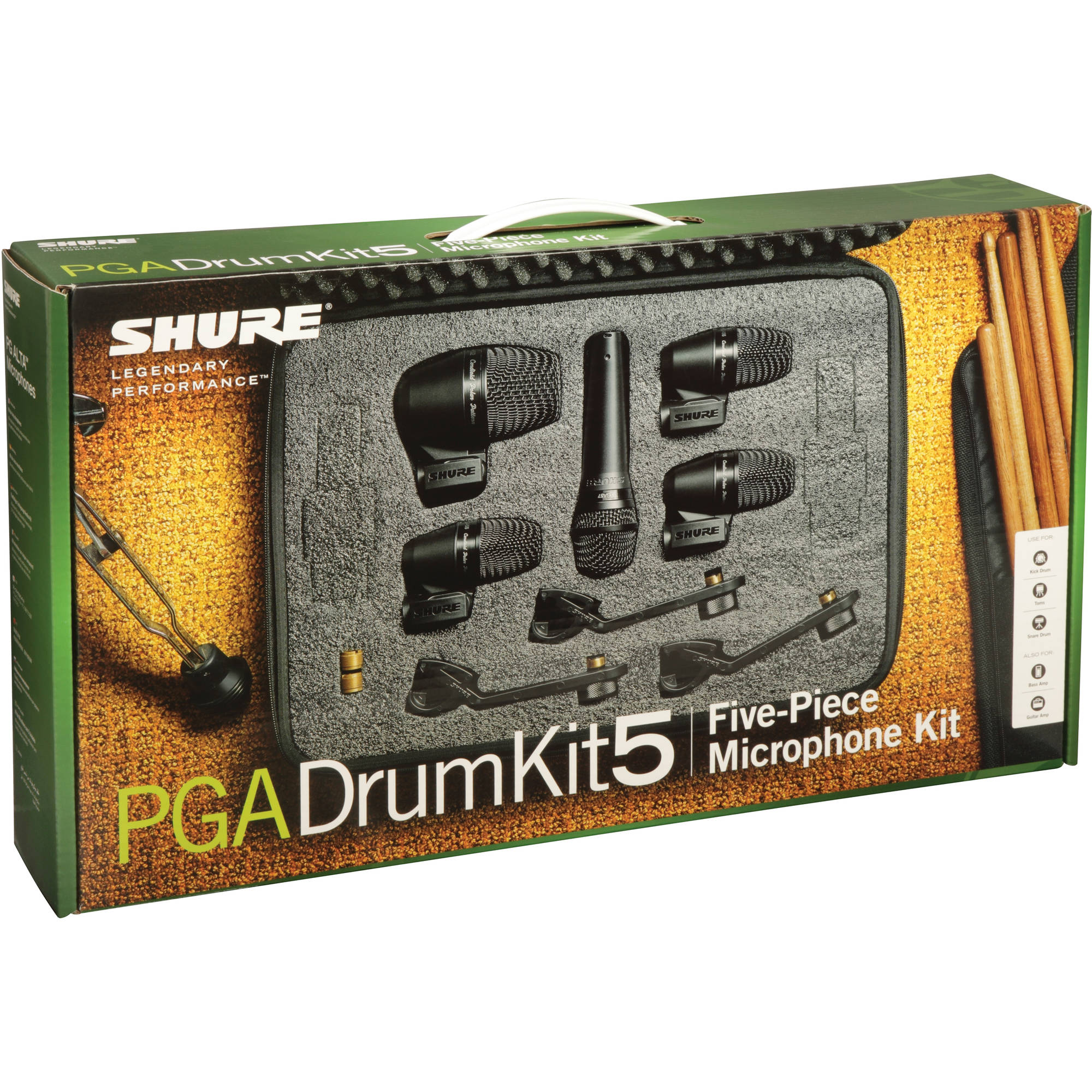 Shure PGADRUMKIT5 5-Piece Drum Microphone Kit