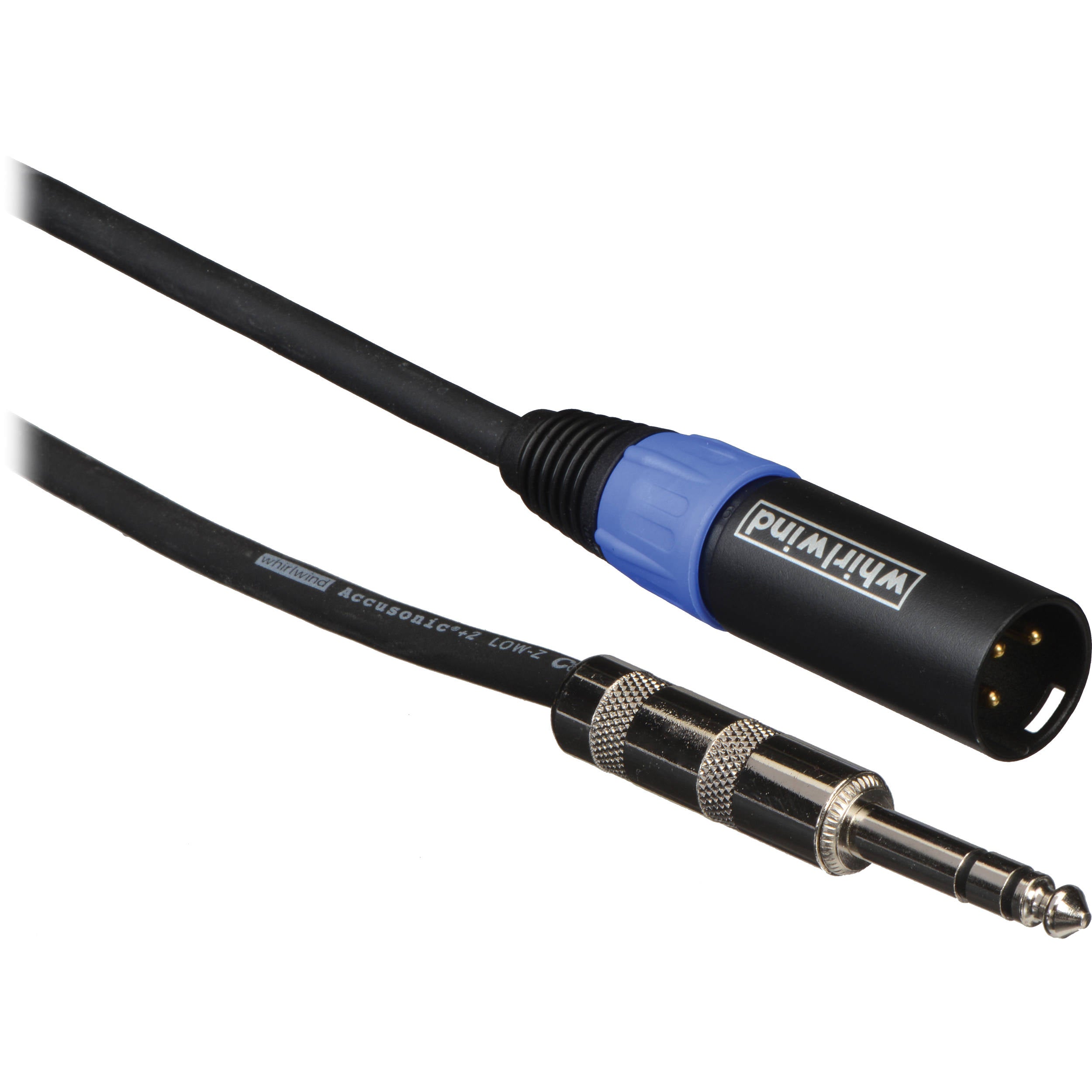 Whirlwind STM03 1/4" TRS Male to XLRM Cable (3')