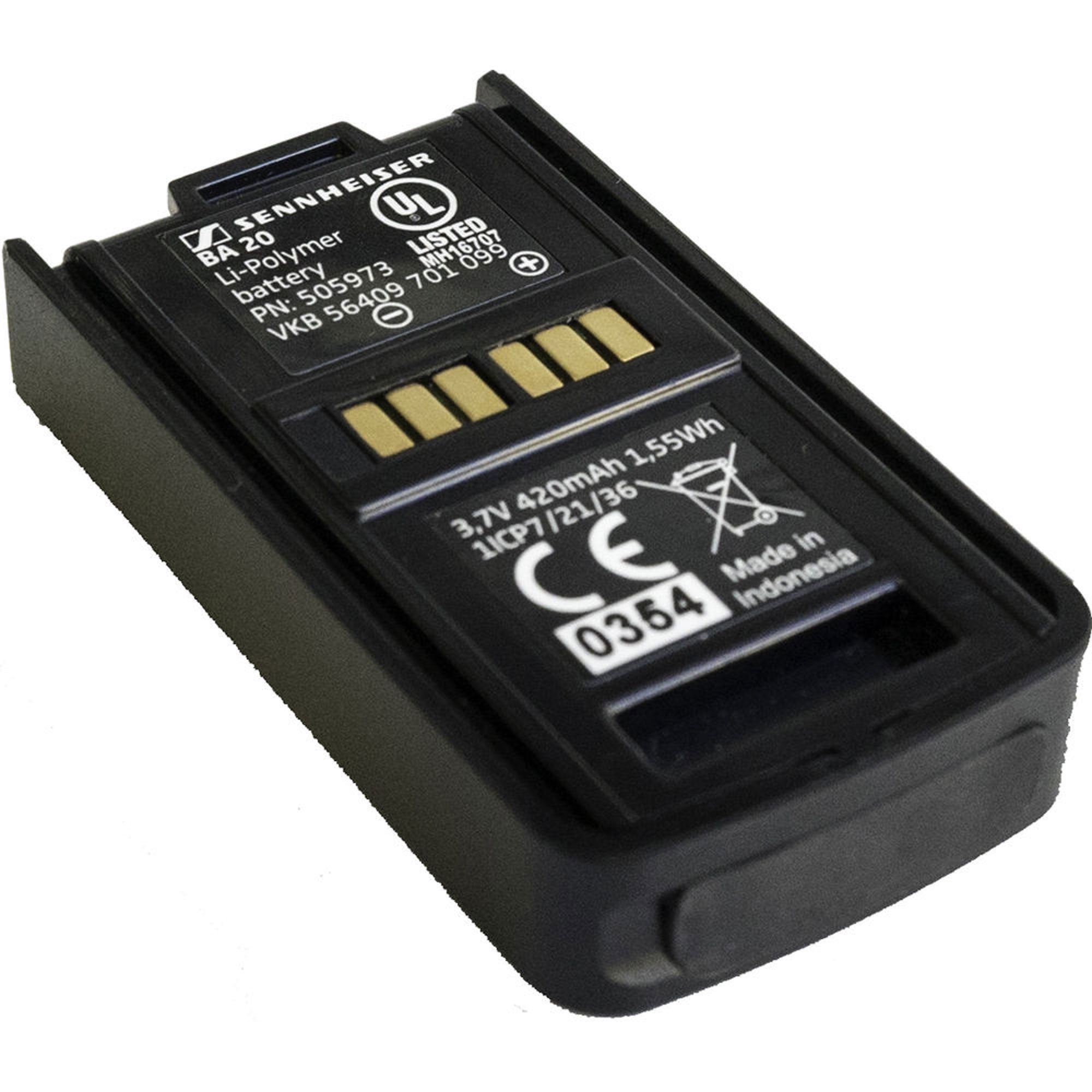 Sennheiser BA 20 Rechargeable Battery Pack for AVX EKP