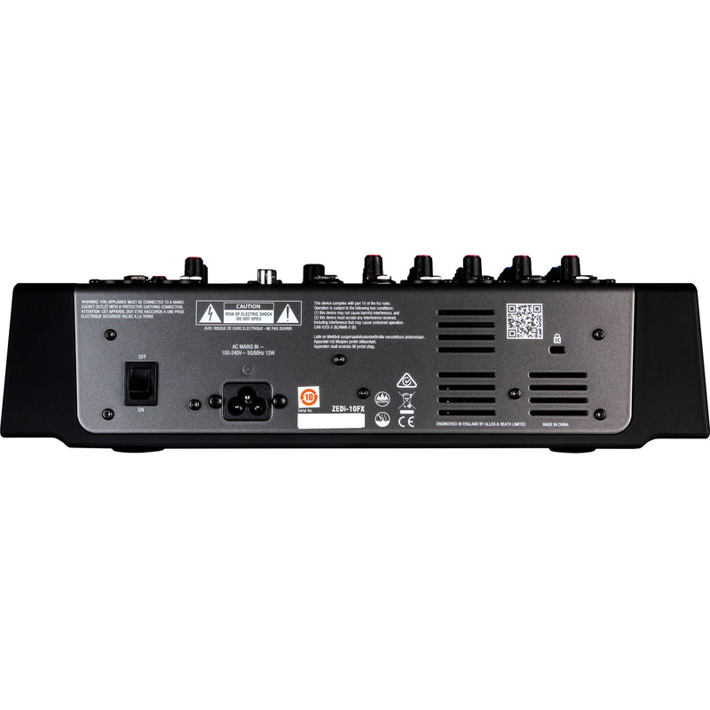 Allen & Heath ZEDi-10FX Compact Hybrid Mixer/USB Interface with FX