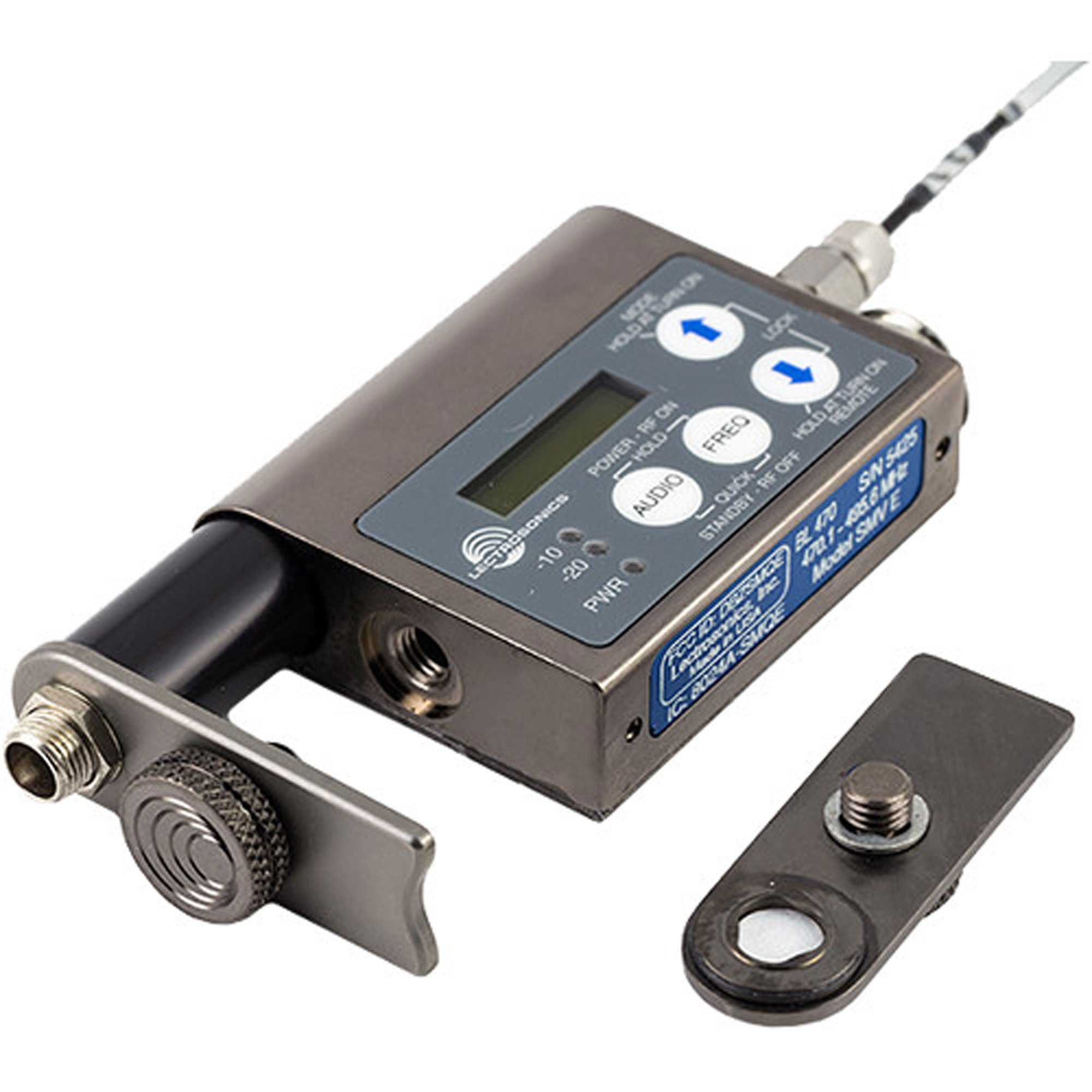 Lectrosonics SMV Single Battery UHF Belt Pack Transmitter (Block 19, 486.4-511.9 MHz)