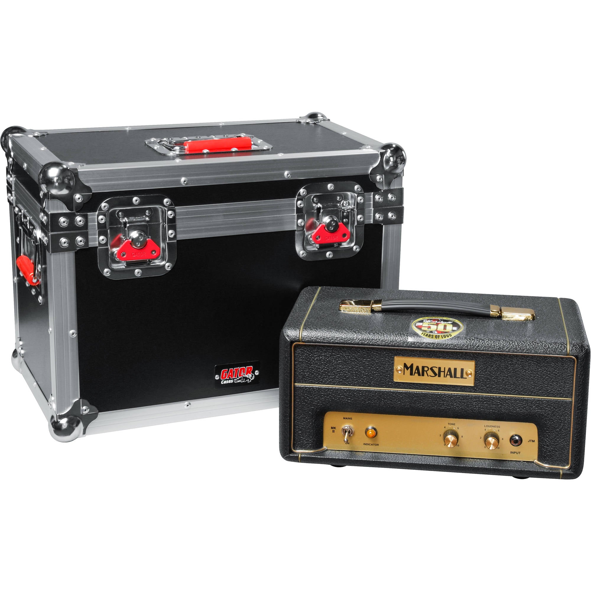Gator Cases G-TOURMINIHEAD2 ATA Tour Case for Mid Size Lunchbox Amps