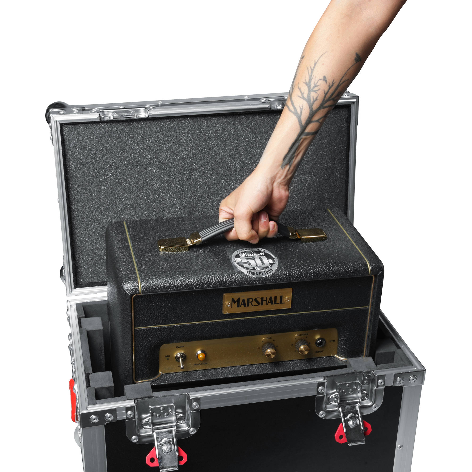 Gator Cases G-TOURMINIHEAD2 ATA Tour Case for Mid Size Lunchbox Amps